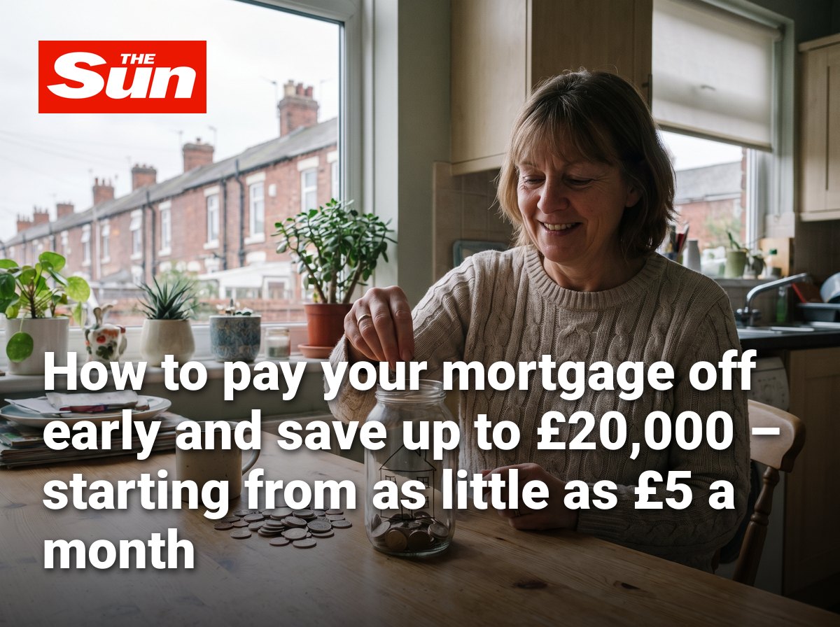 How to pay your mortgage off early and save up to £20,000 - starting from as little as £5 a month